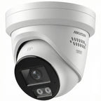 Hikvision 12MP UHD AcuSense Turret Camera Active Strobe Light & Audio Alarm Smart Hybrid Light Dual-Mic Speaker Hik-AI ISP