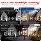 Hikvision DS-2CD2183G2-LI(S)(2U) 8MP PoE Security Camera with Dual Mic/Audio, 98ft Smart Hybrid Night Vision, 108° FOV, MicroSD (512GB), AcuSense, IP67 IK10