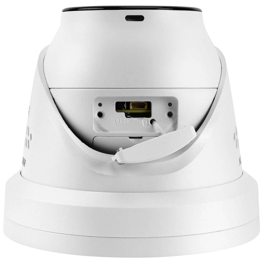 Hikvision 12MP UHD AcuSense Turret Camera Active Strobe Light & Audio Alarm Smart Hybrid Light Dual-Mic Speaker Hik-AI ISP