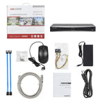 Hikvision DS-7608NXI-K2/8P K-Series AcuSense NVR+DS-2CD2387G2H-LIU 8MP ColorVu Built in MIC Smart Hybrid Light IP Camera Lot