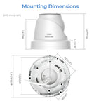 Hikvision HikAI-ISP 4MP DS-2CD2347G3-LI2UY ColorVu3.0 AcuSense 3.0 Smart Light PoE Smart Hybrid Light IR Turret IP Camera