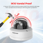 Hikvision DS-2CD2183G2-LI(S)(2U) 8MP PoE Security Camera with Dual Mic/Audio, 98ft Smart Hybrid Night Vision, 108° FOV, MicroSD (512GB), AcuSense, IP67 IK10