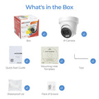 Hikvision HikAI-ISP 4MP Blck Turret DS-2CD2347G3-LI2UY ColorVu3.0 AcuSense 3.0 Smart Light PoE Smart Hybrid Light IR IP Camera
