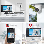 Hikvision HikAI-ISP 4MP Blck Turret DS-2CD2347G3-LI2UY ColorVu3.0 AcuSense 3.0 Smart Light PoE Smart Hybrid Light IR IP Camera