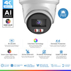HIKVISION OEM 8MP Live Guard IP Camera DS-2CD2387G2H-LISU/SL IR ColorVu Outdoor