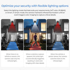 Hikvision HikAI-ISP 4MP DS-2CD2347G3-LI2UY ColorVu3.0 AcuSense 3.0 Smart Light PoE Smart Hybrid Light IR Turret IP Camera