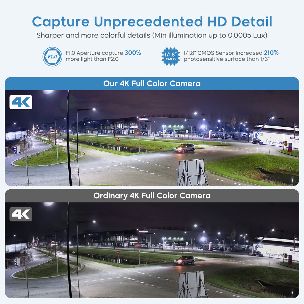 Hikvision oem DS-2CD2187G2H-LISU 8MP ColorVu PoE Dome IP Camera Hybrid Light MIC