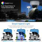 Hikvision oem DS-2CD2187G2H-LISU 8MP ColorVu PoE Dome IP Camera Hybrid Light MIC