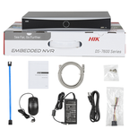 Hikvision 4CH 8MP IP CCTV Camera System PoE AcuSense 4Channels 4PoE NVR 8MP ColorVu Built in MIC Smart Hybrid Light Lot
