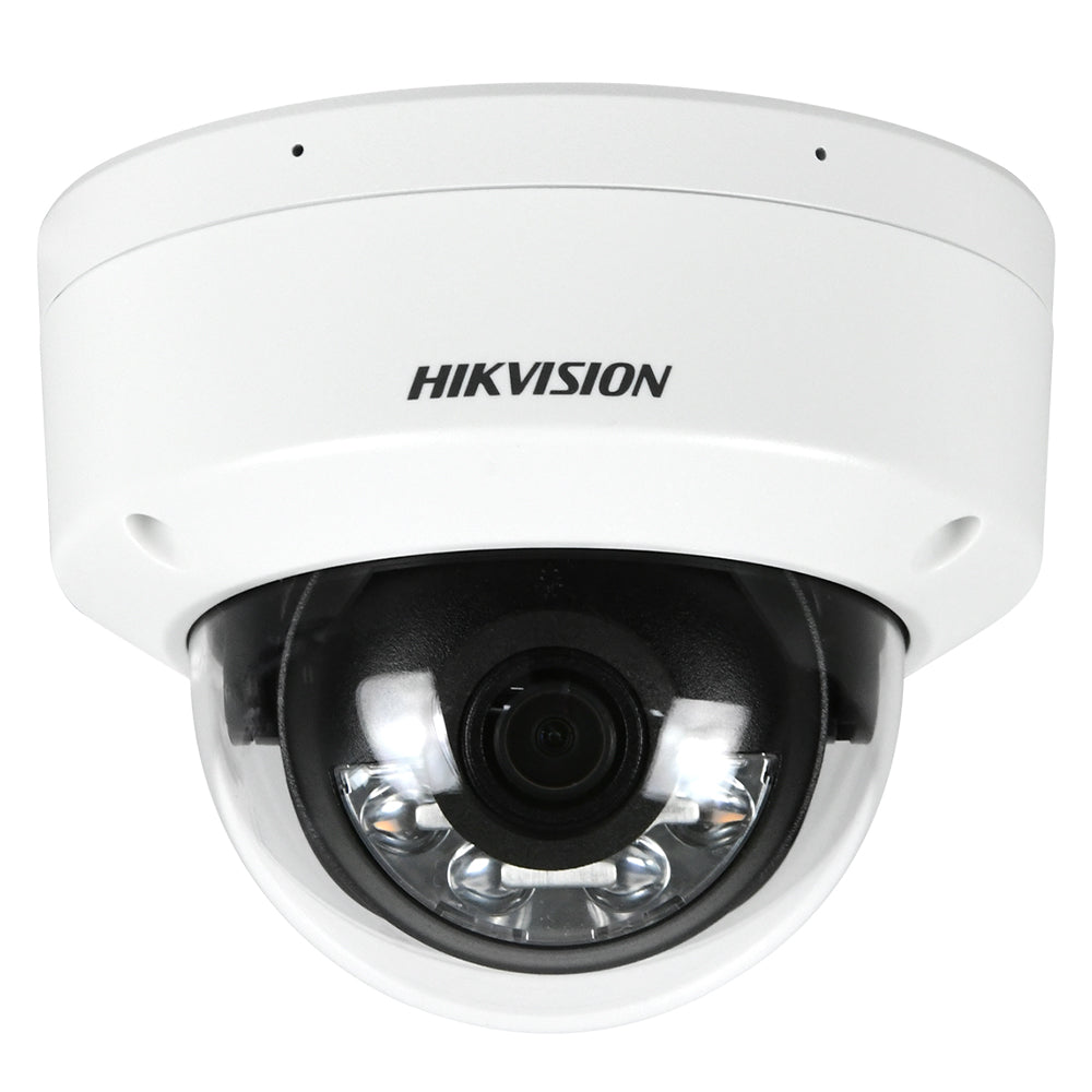 Hikvison DS-2CD1183G2-LIUF 8 MP 4k Smart Hybrid Light Fixed Dome IP Camera Smart Hybrid Light, Human/Vehicle Detection, IP67 & IK08 Rating, 2.8MM H.265+