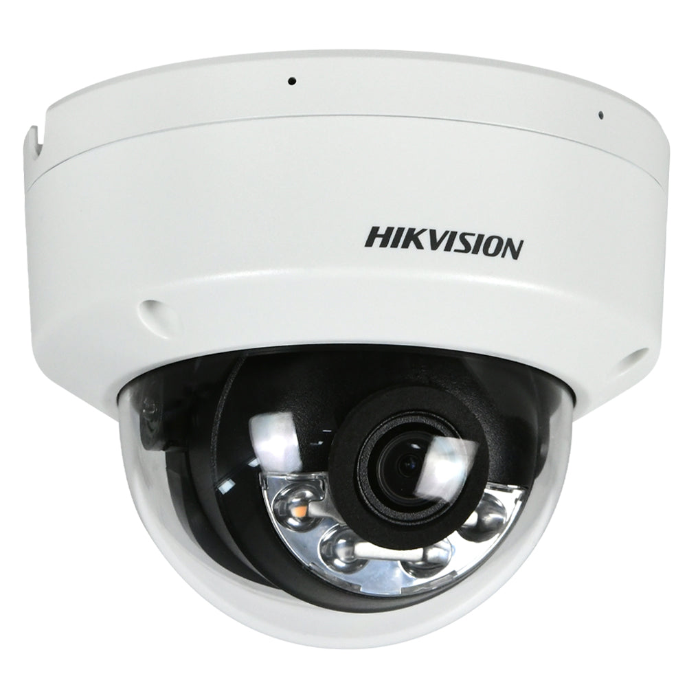 Hikvison DS-2CD1183G2-LIUF 8 MP 4k Smart Hybrid Light Fixed Dome IP Camera Smart Hybrid Light, Human/Vehicle Detection, IP67 & IK08 Rating, 2.8MM H.265+