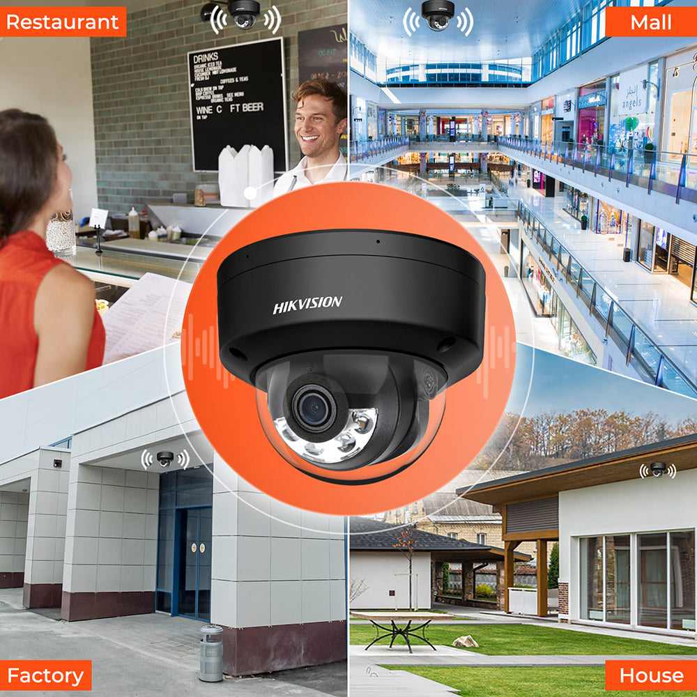 Hikvision DS-2CD2183G2-LIS2U 8 MP Acusense Smart Hybrid Light Fixed Dome Network Camera