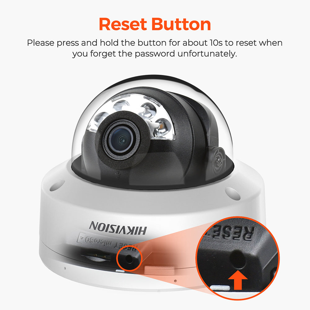 Hikvision 8ch POE IP Camera System MIC Smart Hybrid Light, Human/Vehicle Detection Plug & Play IP67 IK08