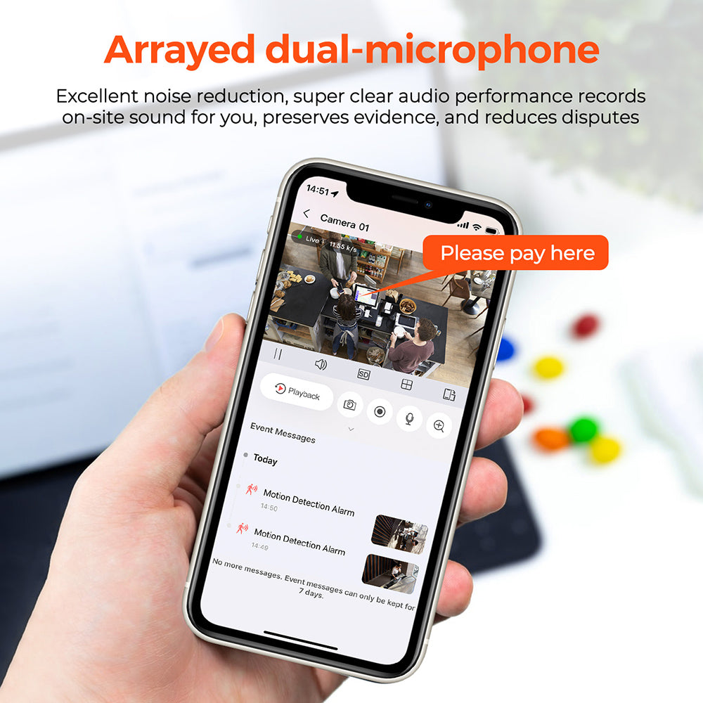 Hikvision 8ch POE IP Camera System MIC Smart Hybrid Light, Human/Vehicle Detection Plug & Play IP67 IK08