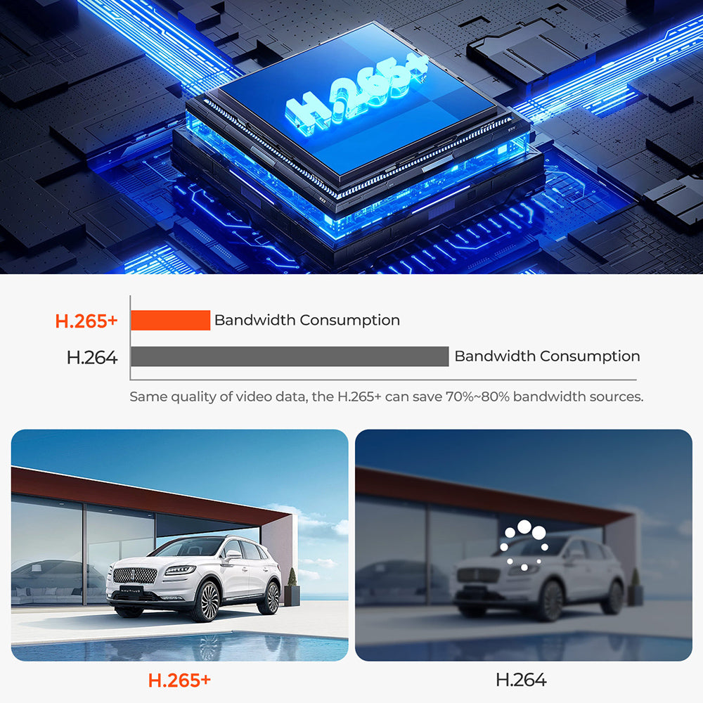 Hikvision 8ch POE IP Camera System MIC Smart Hybrid Light, Human/Vehicle Detection Plug & Play IP67 IK08