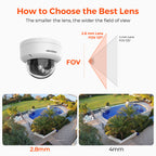 Hikvision 8ch POE IP Camera System MIC Smart Hybrid Light, Human/Vehicle Detection Plug & Play IP67 IK08