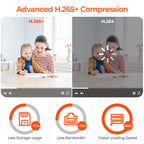 Hikvision 12MP NVR 16 Channel Security Audio PoE IP Camera System, Face Recognition & AcuSearch DarkFighter IP67 CCTV for Businesses