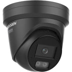 Hikvision HikAI-ISP 4MP Blck Turret DS-2CD2347G3-LI2UY ColorVu3.0 AcuSense 3.0 Smart Light PoE Smart Hybrid Light IR IP Camera