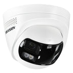 Hikvision DS-2CD1383G2P-LIUF/SL 8MP 180° Panoramic AI Turret Camera | AcuSense Smart Hybrid Light PoE Camera with Audio