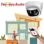 Hikvision DS-2CD1383G2P-LIUF/SL 8MP Dual Lens 180° Wide Angle ColorVu IP Camera