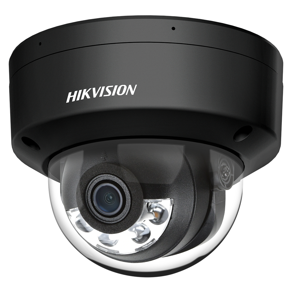 Hikvision DS-2CD2143G2-LIS2U Black 4 MP Acusense Smart Hybrid Light Fixed Dome Network Camera with WDR & Built-in dual-microphone