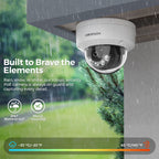 Hikvision POE Surveillance System 4MP AI Security Camera Dome Acusense Tripwire 8CH P2P NVR Video Surveillance Kit IP67 Outdoor