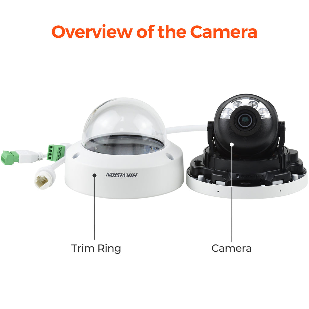 Hikvision DS-2CD2143G2-LIS2U 4 MP Acusense Smart Hybrid Light Fixed Dome Network Camera with Dual-microphone and WDR