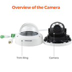 Hikvision DS-2CD2143G2-LIS2U 4 MP Acusense Smart Hybrid Light Fixed Dome Network Camera with Dual-microphone and WDR