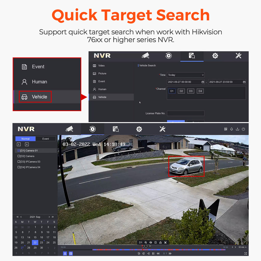 Hikvision DS-2CD2143G2-LIS2U 4 MP Acusense Smart Hybrid Light Fixed Dome Network Camera with Dual-microphone and WDR