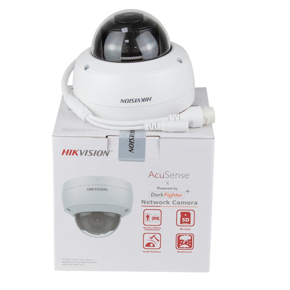 Hikvision DS-2CD2146G2H-I 4 MP Darkfighter Fixed Dome IP Camera Acusense 2.8MM IP67 & Ik10 vandal proof