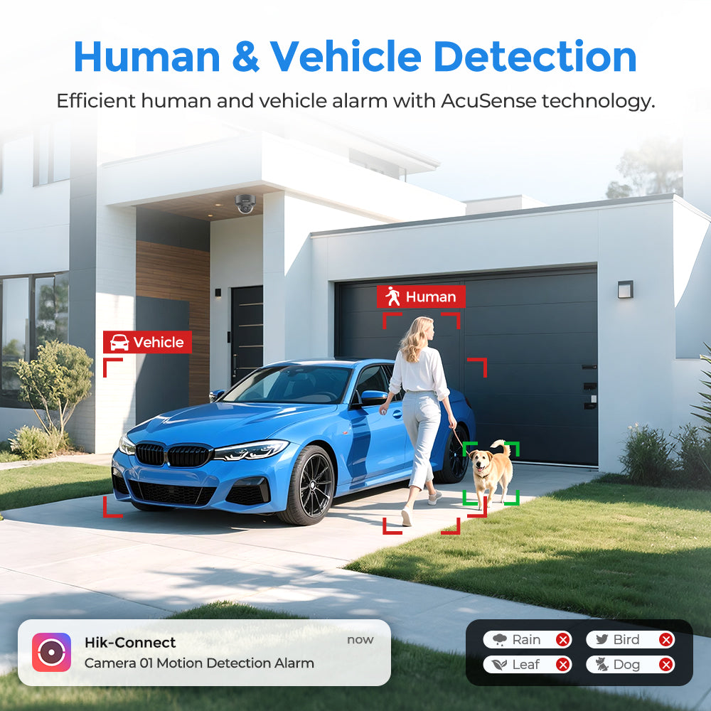 Hikvision DS-2CD2146G2H-ISU Darkfighter Acusense IP Camera 2.8mm Built in MIC H.265+ 25/30 fps