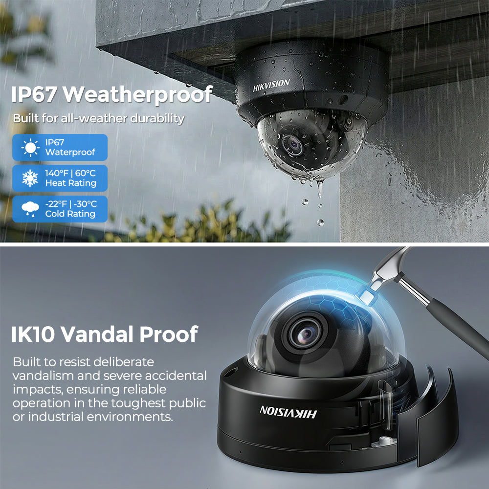 Hikvision DS-2CD2146G2H-ISU Darkfighter Acusense IP Camera 2.8mm Built in MIC H.265+ 25/30 fps