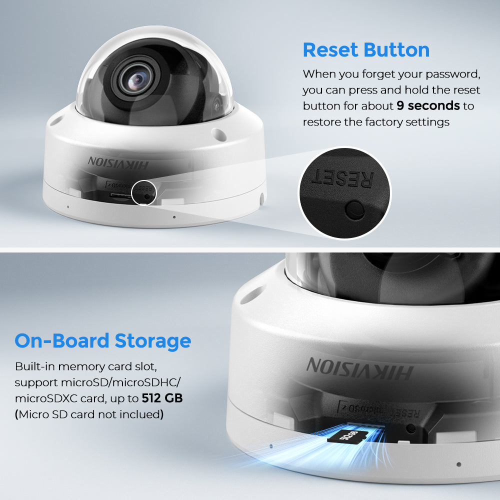 Hikvision DS-2CD2146G2H-ISU 4 MP Powered by Darkfighter Fixed Dome Acusense IP Camera