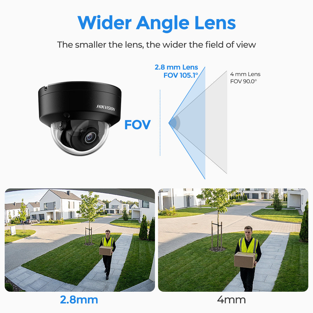 Hikvision DS-2CD2186G2H-ISU 8MP 4K Powered by Darkfighter Fixed Dome IP Camera MIC IP67 & IK10 vandal-resistant human & vehicle Detection