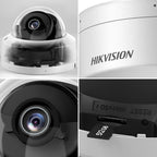 Hikvision DS-2CD2186G2H-ISU 4K 8 MP Powered by Darkfighter Fixed Dome Acusense IP Camera IP67 & IK10 MIC 2.8MM