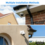 Hikvision DS-2CD2186G2H-ISU 4K 8 MP Powered by Darkfighter Fixed Dome Acusense IP Camera IP67 & IK10 MIC 2.8MM