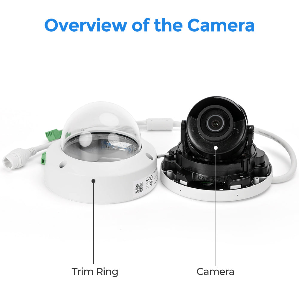 Hikvision DS-2CD2186G2H-ISU 4K 8 MP Powered by Darkfighter Fixed Dome Acusense IP Camera IP67 & IK10 MIC 2.8MM