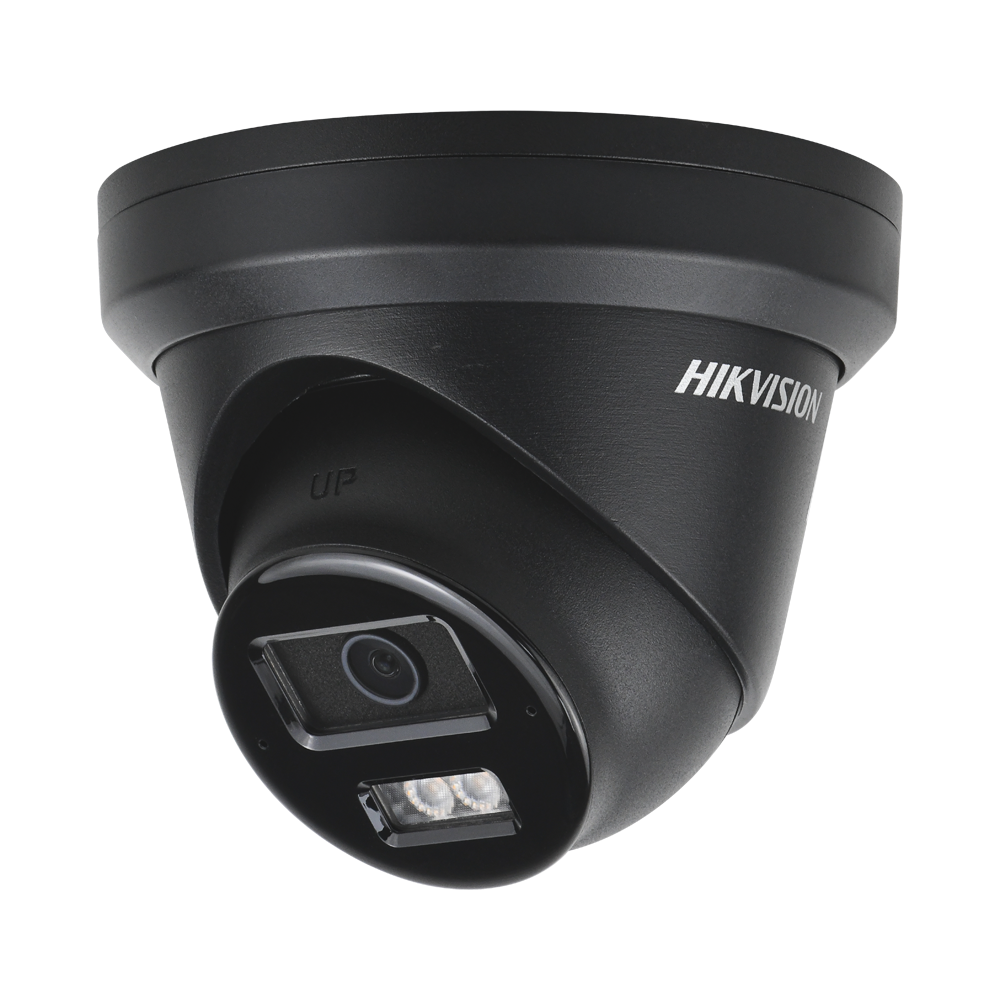 Hikvision DS-2CD2343G2-LI2U Black 4 MP Acusense Smart Hybrid Light Fixed Turret Network Camera with Human and Vehicle Motion WDR