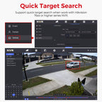 Hikvison DS-2CD2343G2-LI2U 4MP Acusense Smart Hybrid Light Fixed Turret Network Camera with Motion Detection and  2-way real-time MIC