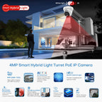 Hikvision DS-2CD2343G2-LI 4MP Acusense Smart Hybrid Light Fixed Turret Network Camera with Human & Vehicle Detection
