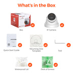 Hikvision DS-2CD2343G2-LI 4MP Acusense Smart Hybrid Light Fixed Turret Network Camera with Human & Vehicle Detection