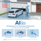 Hikvision DS-2CD2343G2-LI 4MP Acusense Smart Hybrid Light Fixed Turret Network Camera with Human & Vehicle Detection