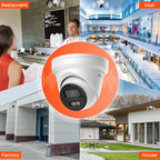 Hikvision DS-2CD2343G2-LI 4MP Acusense Smart Hybrid Light Fixed Turret Network Camera with Human & Vehicle Detection