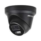 Hikvision DS-2CD2383G2-LI2U Black 8MP Acusense Smart Hybrid Light Fixed Turret Network Camera with Motion Detection Built-in 2-way MIC