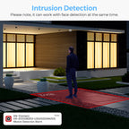 Hikvision DS-2CD2383G2-LI2U Black 8MP Acusense Smart Hybrid Light Fixed Turret Network Camera with Motion Detection Built-in 2-way MIC