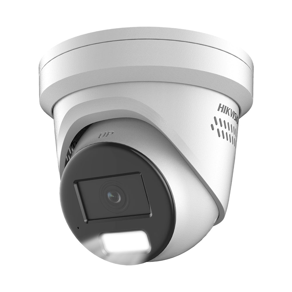 Hikvision 8MP DS-2CD2387G2H-LISU/SL Two-way Talk 2.8mm Smart Hybrid Light with ColorVu Turret Network Camera Active strobe light & audio alarm