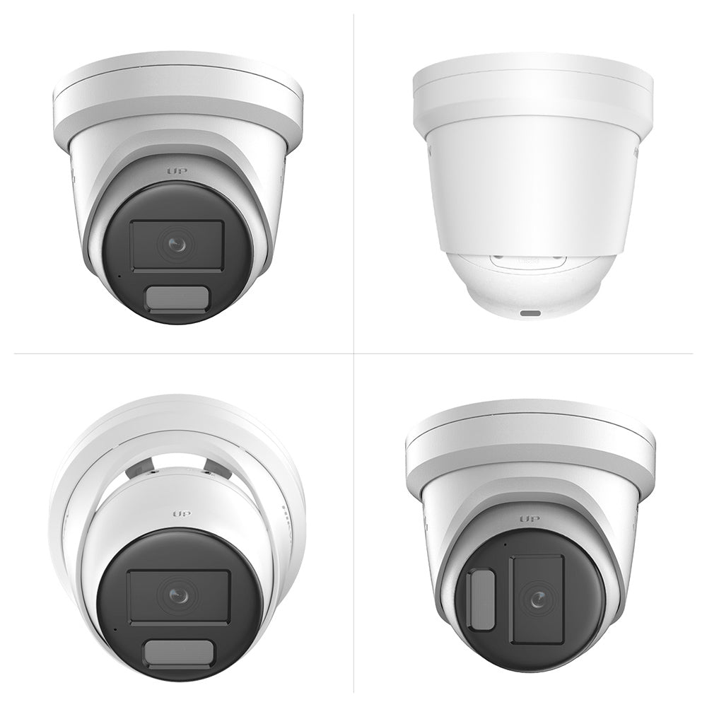 Hikvision 8MP DS-2CD2387G2H-LISU/SL Two-way Talk 2.8mm Smart Hybrid Light with ColorVu Turret Network Camera Active strobe light & audio alarm