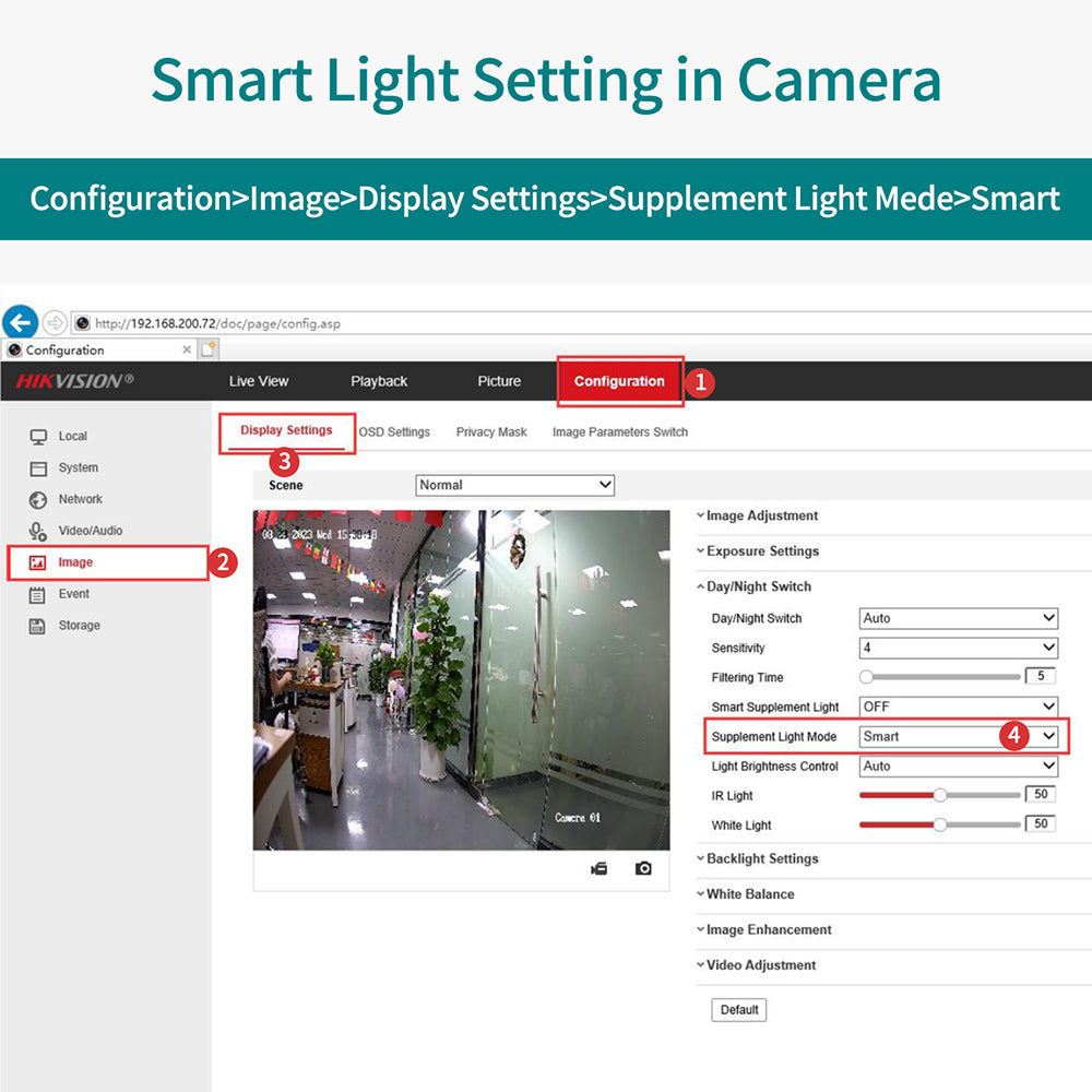 Hikvision 8MP DS-2CD2387G2H-LISU/SL Two-way Talk 2.8mm Smart Hybrid Light with ColorVu Turret Network Camera Active strobe light & audio alarm
