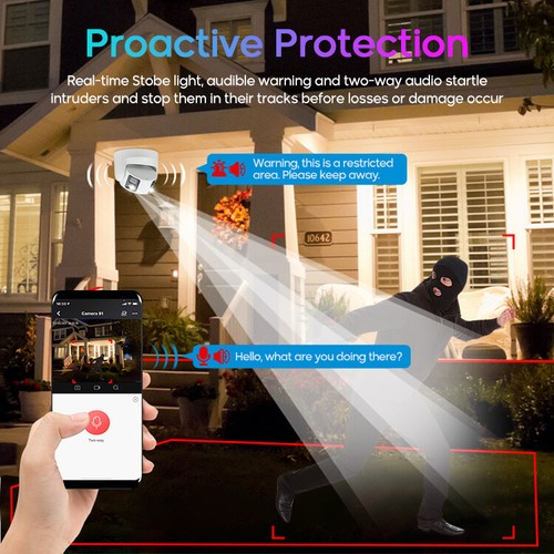 Hikvision DS-2CD2387G2P-LSU/SL 8MP ColorVu 4K 4mm 2-Way Audio 180° Horizontal US