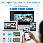 Hikvision DS-2CD2387G2P-LSU/SL 8MP 180° Panoramic ColorVu IP Camera Mic Speaker